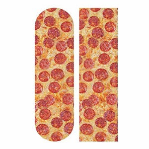 デッキテープ グリップテープ スケボー YYZZH Pizza Pepperoni Graphic Print Skateboard Grip Tape