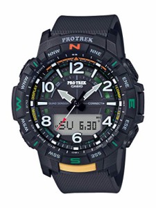 腕時計 カシオ メンズ Casio Men's Pro Trek Bluetooth Connected Quartz Sport Watch with Resin Strap, Bl