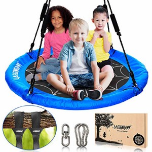 ジャングルジム ブランコ 屋内・屋外遊び LAEGENDARY Saucer Swing for Kids and Adults - 40 Inch