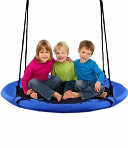 ジャングルジム ブランコ 屋内・屋外遊び Costzon 40" Waterproof Saucer Tree Swing Set, Outdoor