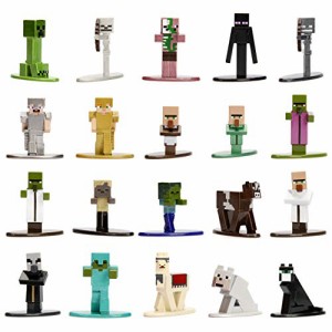 ジャダトイズ ミニカー ダイキャスト JADA Minecraft 20-Pack Wave 1 Nano METALFIGS 1.65" Die - Ca