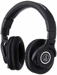 DJヘッドホン ヘッドフォン 海外 Audio-Technica ATH-M40x Professional Studio Monitor Headphone, Bla