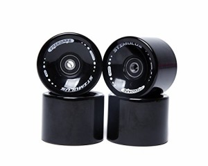 ウィール タイヤ スケボー FREEDARE 70mm Longboard Wheels with ABEC-7 Bearings and Spacers(Red,Set of