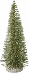 デパートメント56 Department 56 置物 Department 56 Christmas Basics Glitter Tree, 9.8", Green