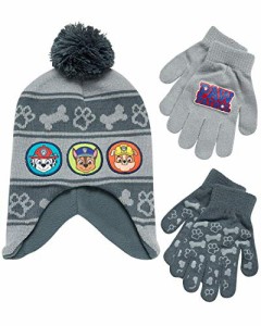 パウパトロール アメリカ直輸入 子供服 Nickelodeon Boys Paw Patrol Winter Hat, 2 Pair Gloves or