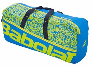 テニス バッグ ラケットバッグ Babolat Classic Medium Tennis Duffel, Blue/Yellow/Lime