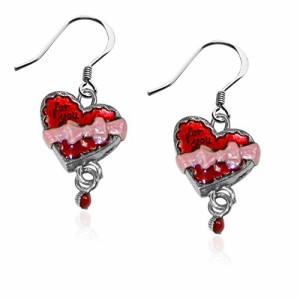 気まぐれなかわいい プレゼント クリスマス Whimsical Gifts Valentine's Charm Earrings (Heart 