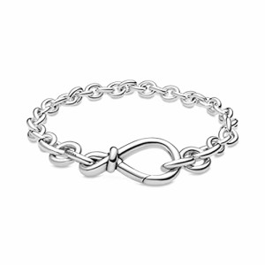 パンドラ ブレスレット チャーム Pandora Jewelry Chunky Infinity Knot Chain Bracelet for Women - S
