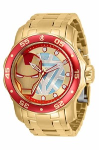 腕時計 インヴィクタ インビクタ Invicta Men's 32423 Marvel Ironman Quartz 3 Hand Gold, Silver, Bl