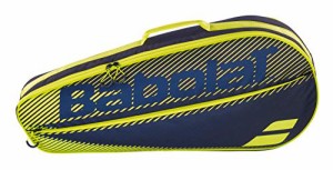 テニス バッグ ラケットバッグ Babolat Club Essential 3 Pack Tennis Bag - Black/Yellow