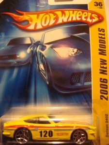 ホットウィール マテル ミニカー Hot Wheels 2006-036 New Models YELLOW Datsun 240Z Y5 Wheels 1:64 