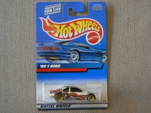 ホットウィール マテル ミニカー Hot Wheels 2000 102 '90 T-Bird with Squared Card and Red Banner