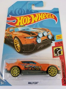 ホットウィール マテル ミニカー 2018 Hot Wheels Hw Daredevils 5/5 - Rally Cat (Orange)