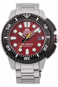 腕時計 オリエント メンズ Orient M-Force Automatic Red Dial Men's Watch RA-AC0L02R00B