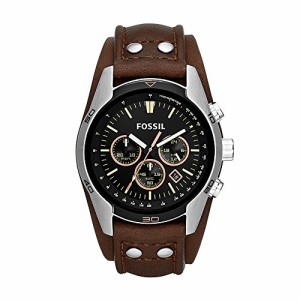 フォッシル Fossil COACHMAN クロノグラフ ブラウンレザーウォッチ メンズ腕時計 CH2891