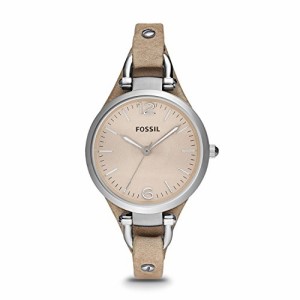 腕時計 フォッシル レディース Fossil Women's Georgia Quartz Stainless Steel and Leather Three-Hand