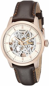 腕時計 フォッシル メンズ Fossil Men's ME3078 Townsman Analog Display Automatic Self Wind Brown Watc