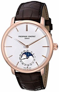 腕時計 フレデリックコンスタント メンズ Frederique Constant Men's FC705X4S4 Slim Line Rose Go