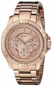 腕時計 ゲス GUESS GUESS Women's U0235L3 Dynamic Feminine Rose Gold-Tone Mid-Size Sport Watch