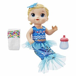 ベビーアライブ 赤ちゃん おままごと Hasbro Ba Shimmer N Splash Mermaid Bl