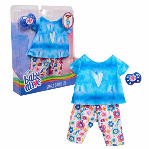 ベビーアライブ 赤ちゃん おままごと Baby Alive Single Outfit Set and Accessories, Tie Dye Tee, 