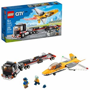 レゴ シティ LEGO City Airshow Jet Transporter 60289 Building Kit; Fun Toy Playset for Kids, New 2021 (281