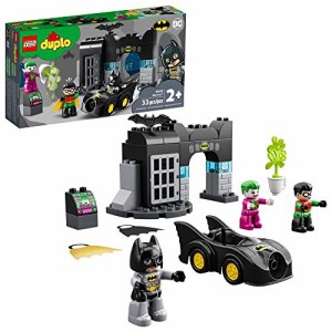 レゴ デュプロ LEGO DUPLO Batman Batcave 10919 Action Figure Toy for Toddlers; with Batman, Robin, The Jo