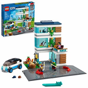 レゴ シティ LEGO City Family House 60291 Building Kit; Toy for Kids, New 2021 (388 Pieces)