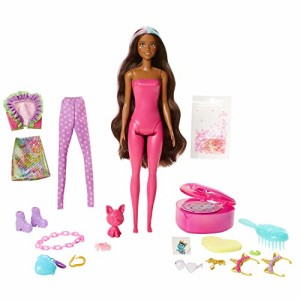 バービー バービー人形 Barbie Color Reveal Peel Unicorn Fashion Reveal Doll Set with 25 Surprises Inc