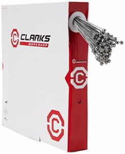 ブレーキ パーツ 自転車 Clarks 5089DB Galvanised Rear Barrel Nipple Brake Wire (Pack of 100) - Red