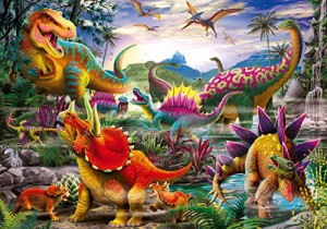 ジグソーパズル 海外製 アメリカ Ravensburger 5160 T-Rex Terror - 35 Piece Puzzles for Kids, Every