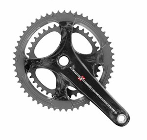 クランク パーツ 自転車 Campagnolo CPY S Record UT 11S Crankset, Carbon, 175 x 50-34