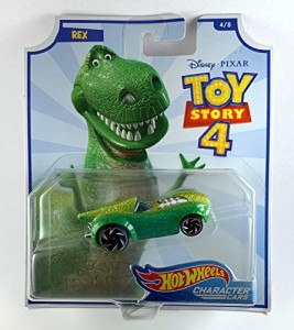 ホットウィール Hot Wheels キャラクターカー ディズニー ピクサー トイストーリー4 レックス 4/8 ビ