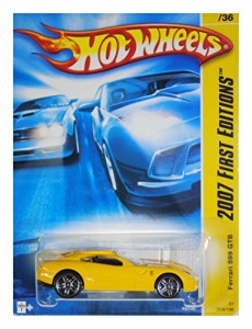 ホットウィール Hot Wheels フェラーリ 599 GTB 2007ニューモデル 014/156 イエロー Ferrari ビークル ミニ