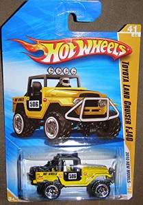 ホットウィール Hot Wheels トヨタ ランドクルーザー FJ40 2010ニューモデル 41/44 イエロー TOYOTA ビー