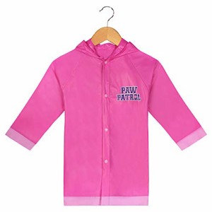 パウパトロール 子供服 レインコート 2-3歳 スカイ エベレスト 複数キャラクター ピンク キッズ 