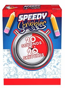 ボードゲーム 英語 アメリカ Speedy Scribbles - The 20 Seconds for 20 Sketches Drawing Game for 4-8 