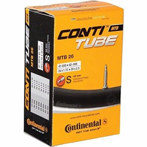 チューブ パーツ 自転車 Continental MTB 26 x 1.75-2.5 inch Presta 60 mm Long Valve Inner Tube