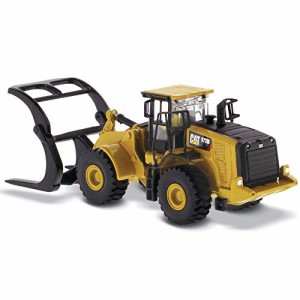 Diecast Masters ミニチュア ミニカー CAT Caterpillar 972M Wheel Loader with Log Fork and Operator High
