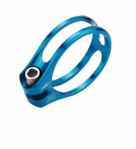 シートポスト パーツ 自転車 Aerozine 34,9 bleu collier de serrage de selle ultra-l?ger