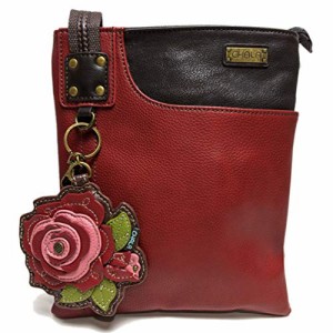 chala バッグ パッチ Chala Crossbody Phone Purse | SOFT PU Leather SWING Bag with Chala Key fob (Burgundy