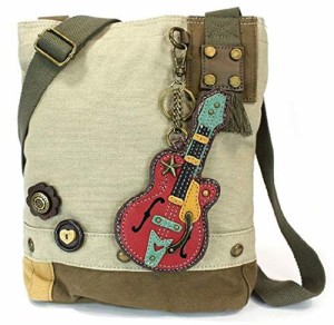 chala バッグ パッチ Chala Guitar Patch Crossbody Bag, Sand