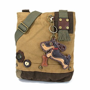 chala バッグ パッチ Chala Patch Crossbody Bag - Weiner Dog - Brown