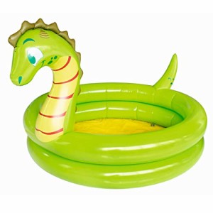 プール ビニールプール ファミリープール Splash Buddies Kid's 2-Ring Dinosaur Inflatable Kiddi