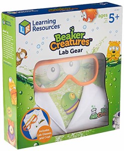 知育玩具 パズル ブロック Learning Resources Beaker Creatures Lab Gear - 2 Pieces, Ages 5+ Lab Coat 