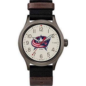 腕時計 タイメックス メンズ Timex Tribute Men's TWZHJACMB NHL Clutch Columbus Blue Jackets Watch