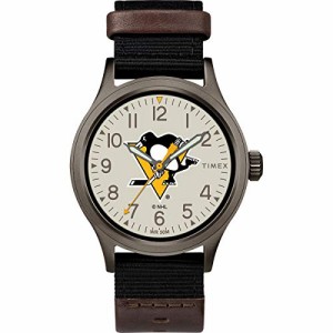 腕時計 タイメックス メンズ Timex Tribute Men's TWZHPNGMB NHL Clutch Pittsburgh Penguins Watch