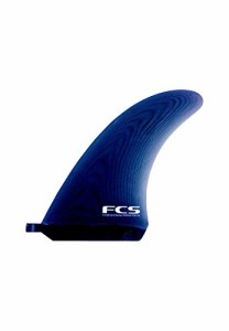 サーフィン フィン マリンスポーツ FCS II Single Performance Glass Longboard Fin - Navy - 8"