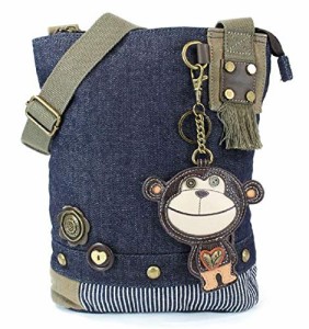 chala バッグ パッチ Chala Patch Crossbody Bag, Monkey, Denim