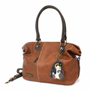 chala バッグ パッチ CHALA Laser Cut Crossbody Shoulder bag Tote Bag Faux Leather - Penguin - Brown